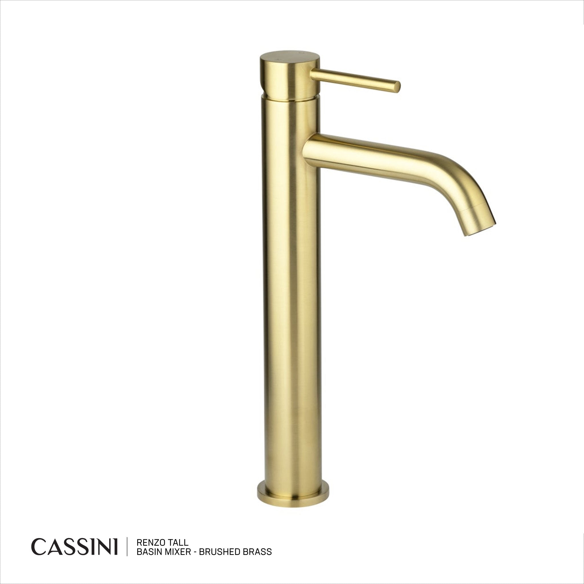Cassini Renzo Tall Basin Mixer - Cassini - Sinks, Tapware & Accessories