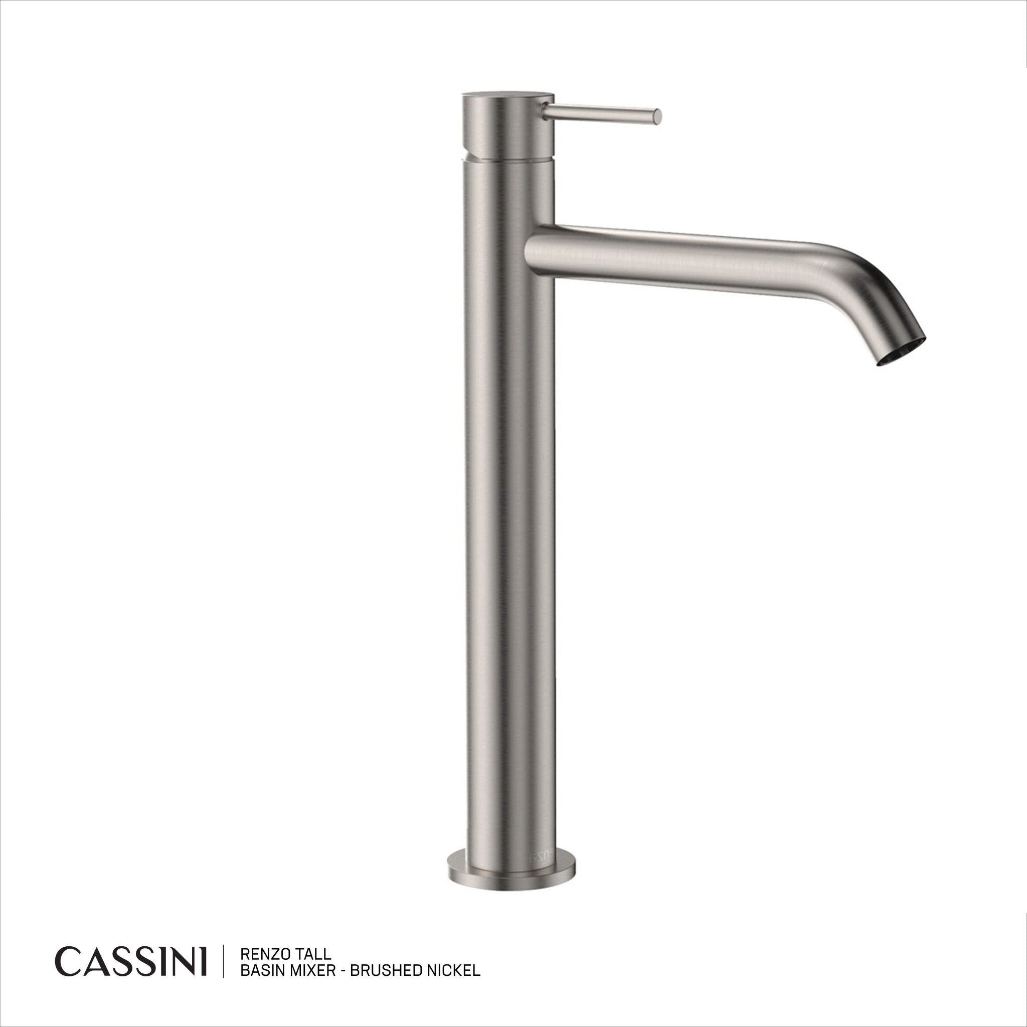 Cassini Renzo Tall Basin Mixer - Cassini - Sinks, Tapware & Accessories