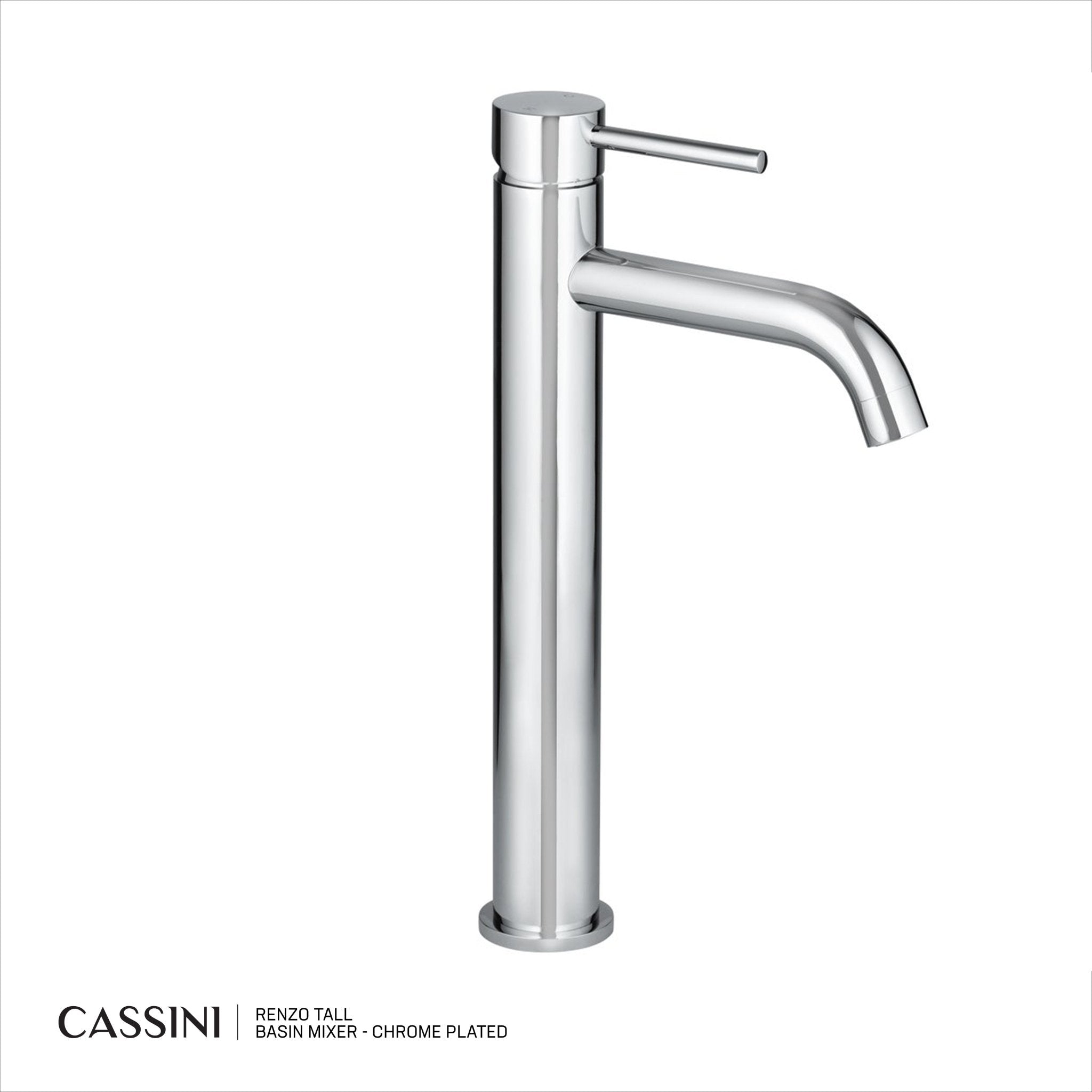 Cassini Renzo Tall Basin Mixer - Cassini - Sinks, Tapware & Accessories
