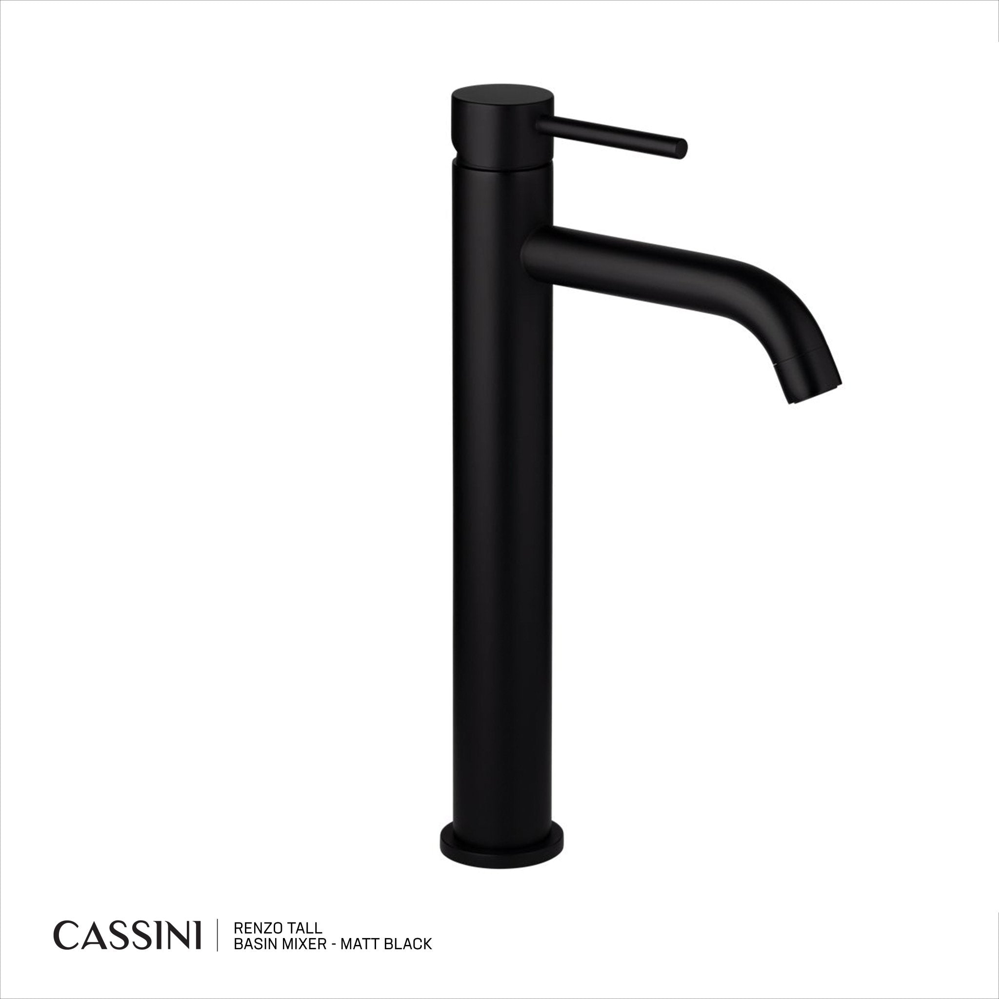 Cassini Renzo Tall Basin Mixer - Cassini - Sinks, Tapware & Accessories