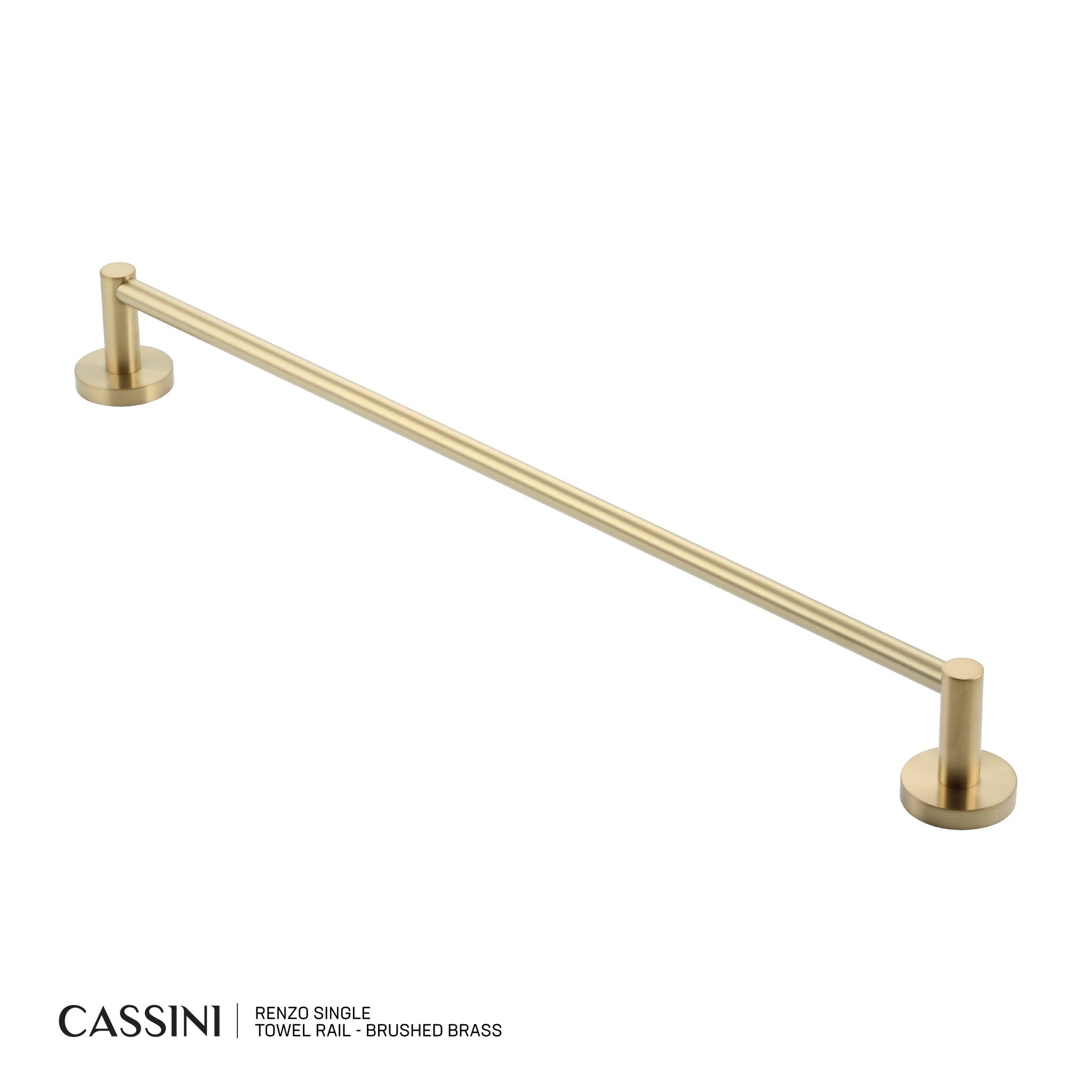 CASSINI Renzo Single Towel Rail - Cassini - Sinks, Tapware & Accessories