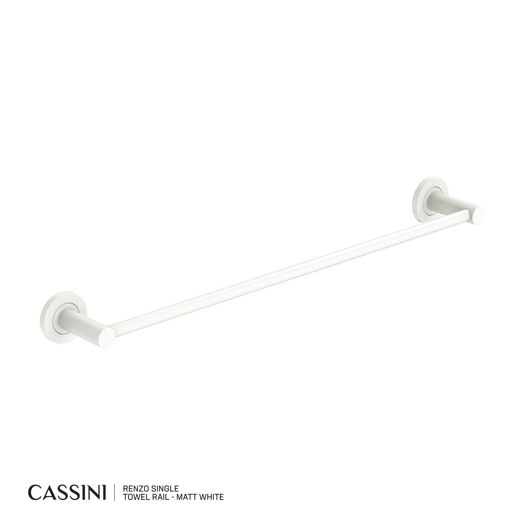 CASSINI Renzo Single Towel Rail - Cassini - Sinks, Tapware & Accessories