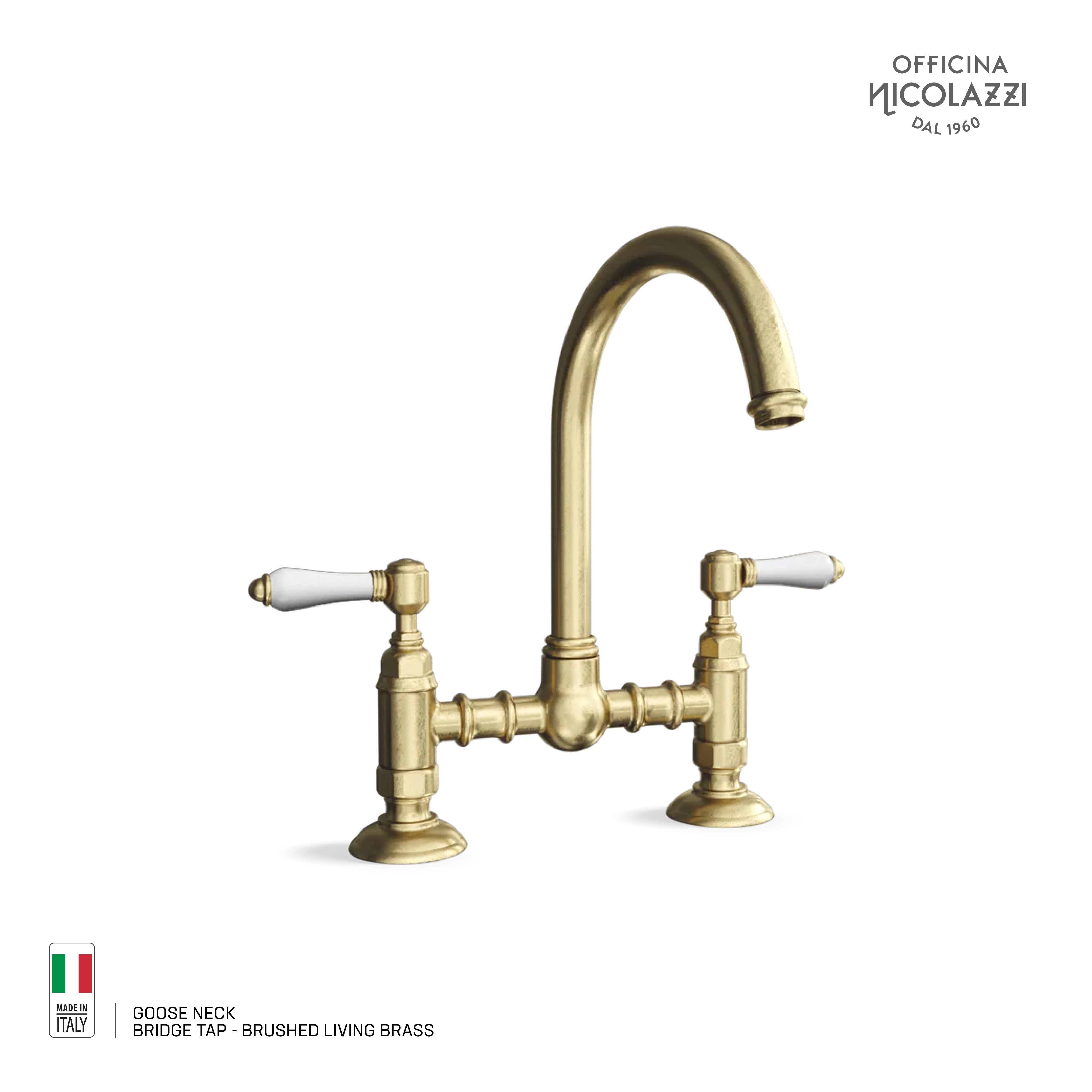 Nicolazzi Goose Neck Bridge Mixer