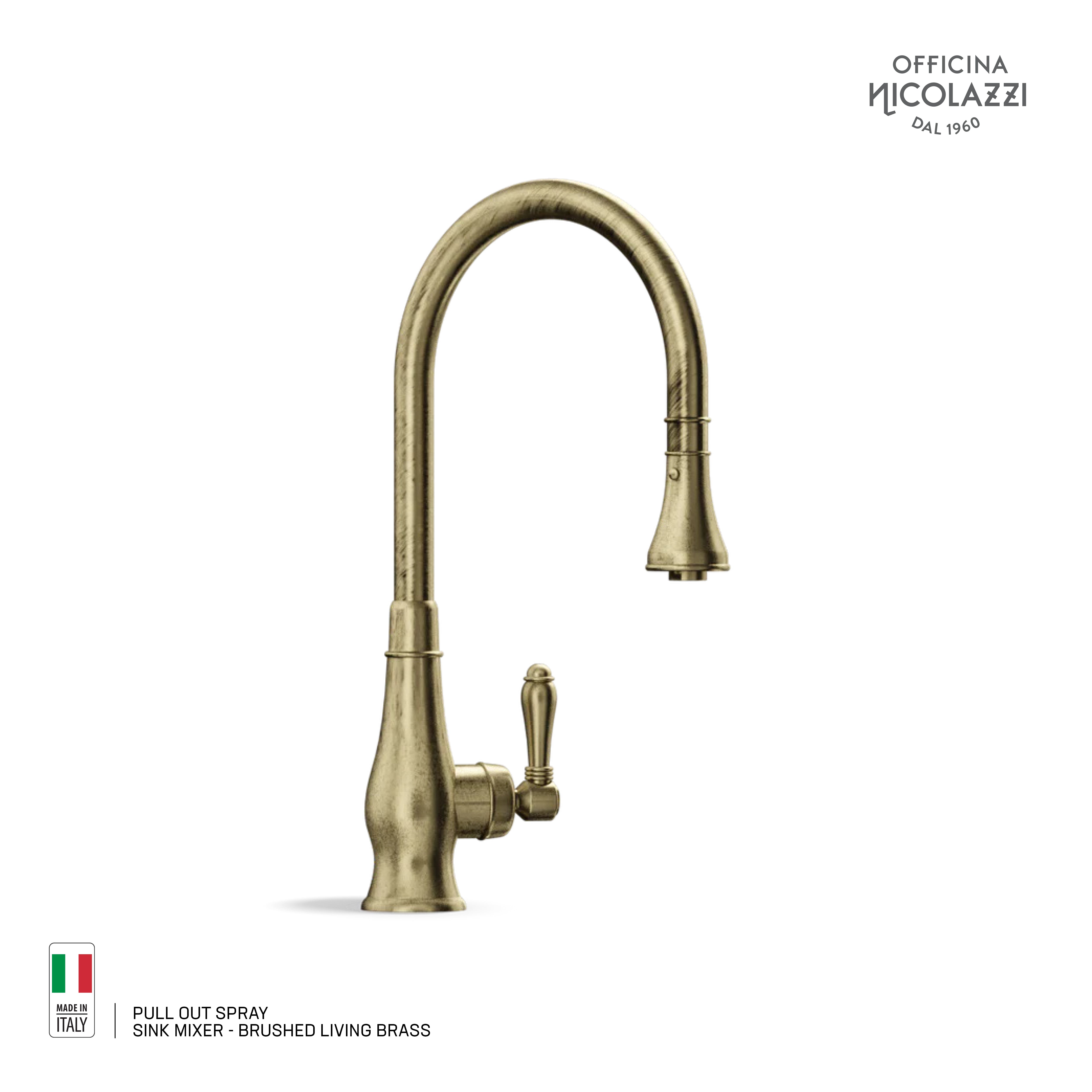 Nicolazzi Pull Out Spray Sink Mixer