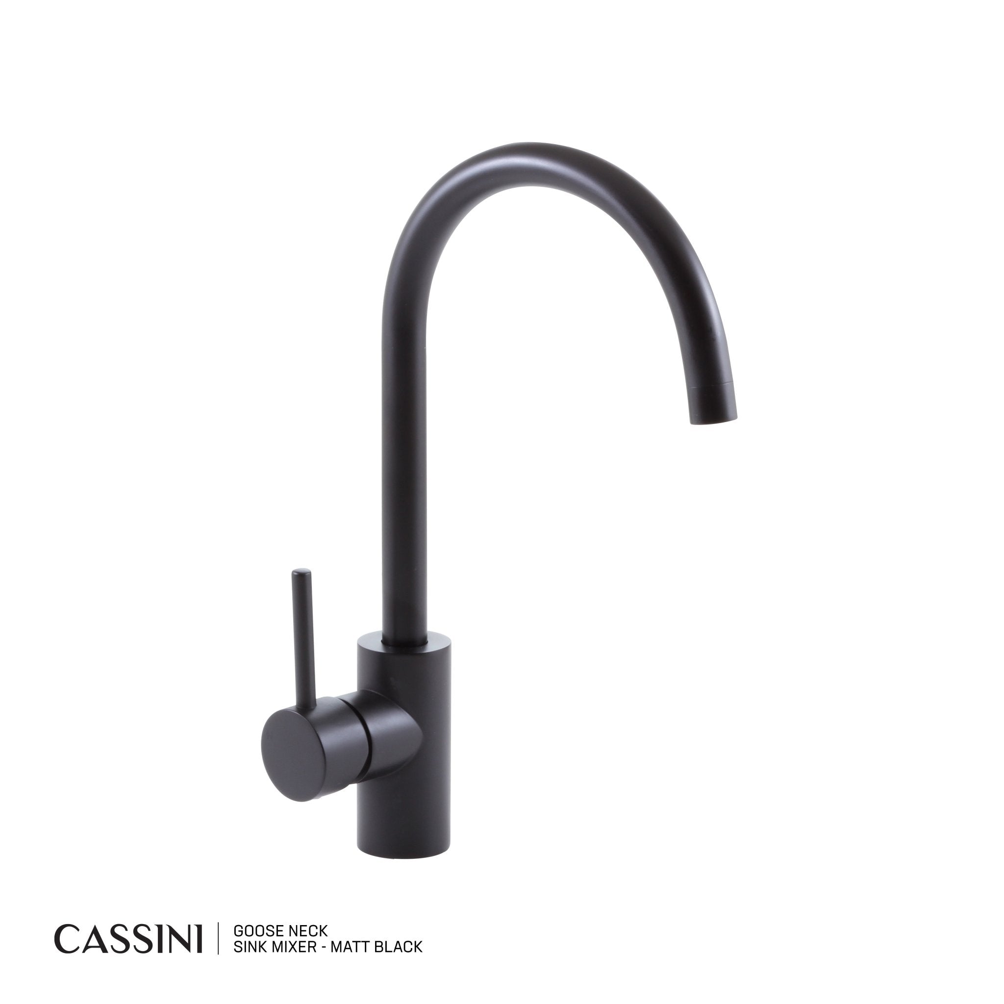 Cassini Goose Neck Sink Mixer - Cassini - Sinks, Tapware & Accessories