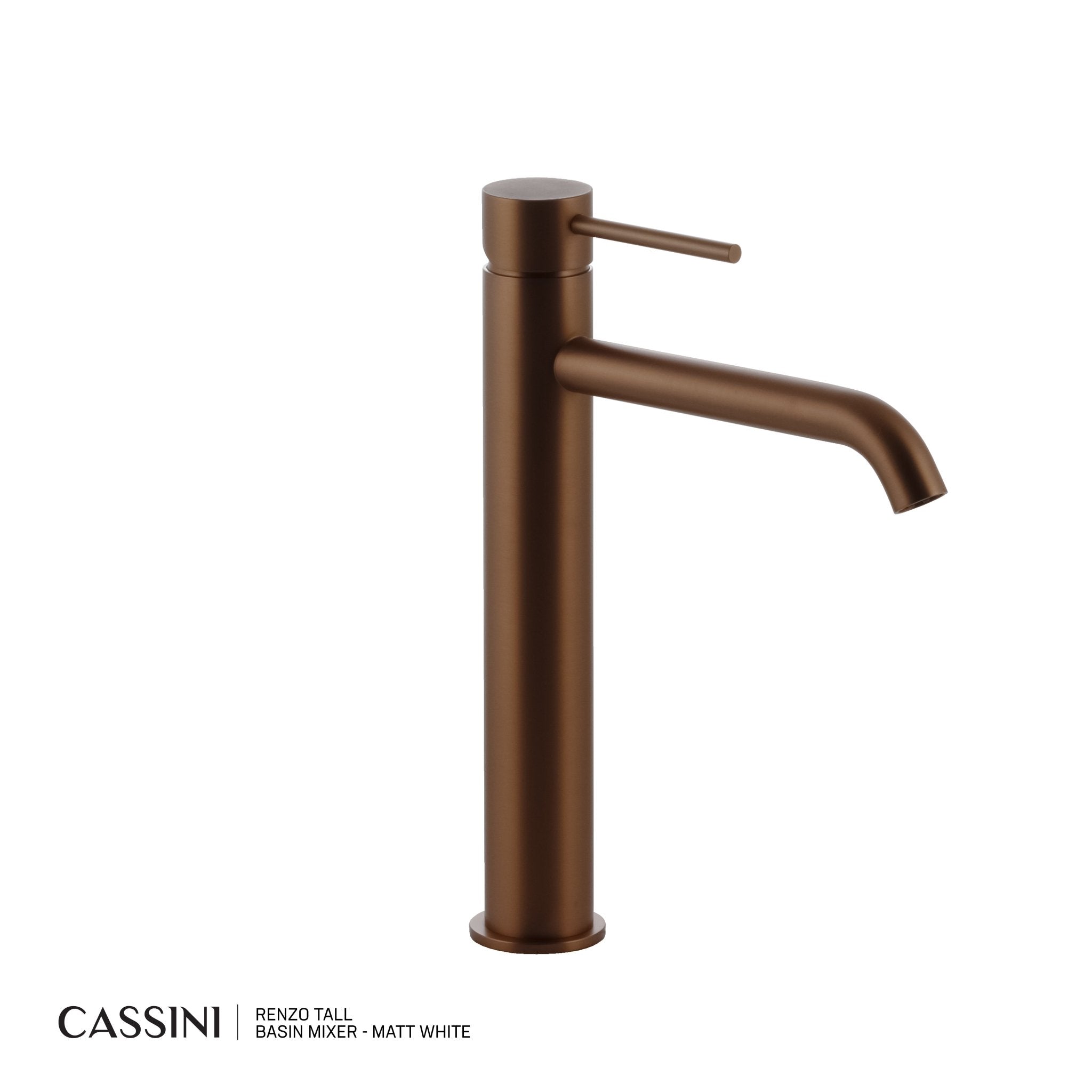 Cassini Renzo Tall Basin Mixer - Cassini - Sinks, Tapware & Accessories