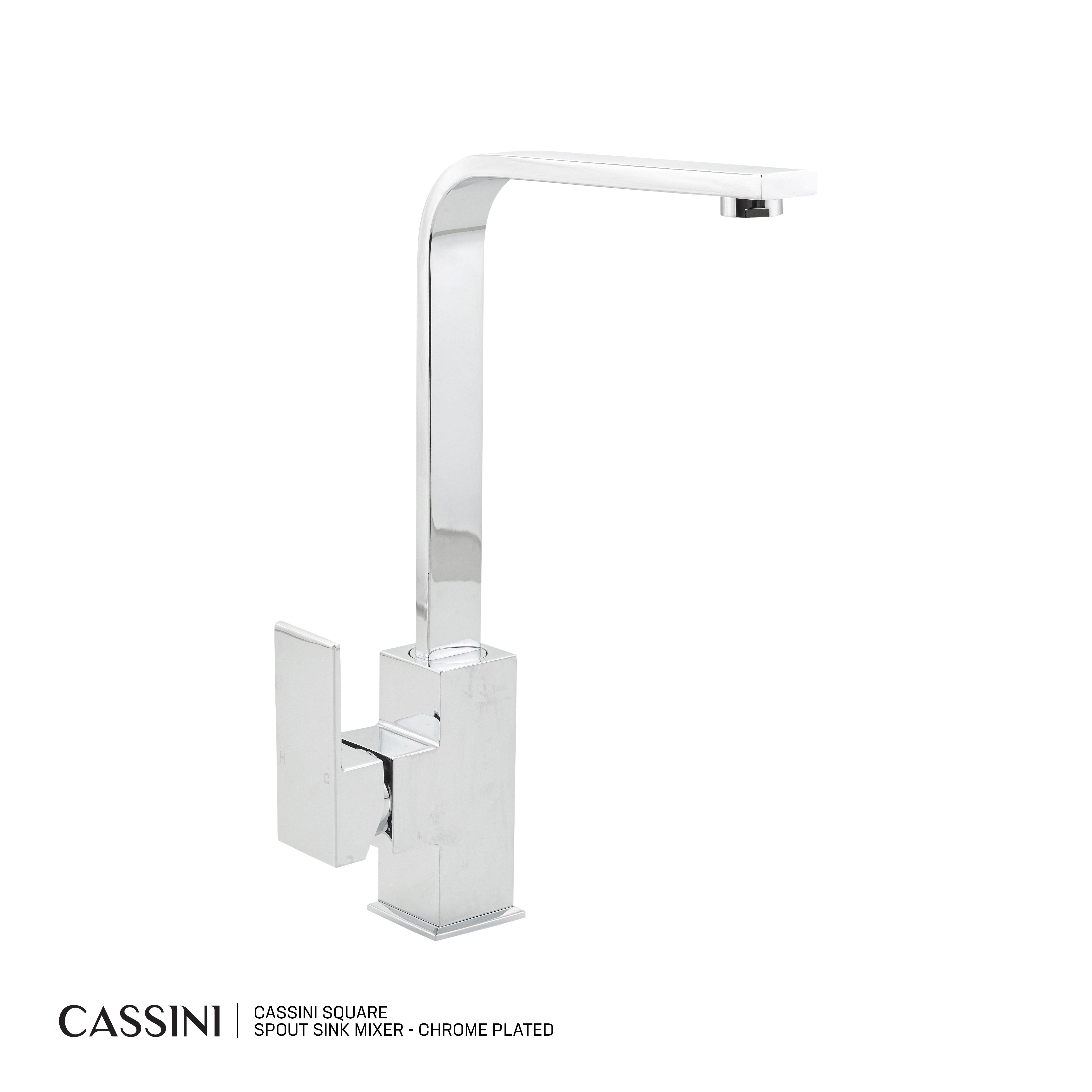 Cassini Square Spout Sink Mixer