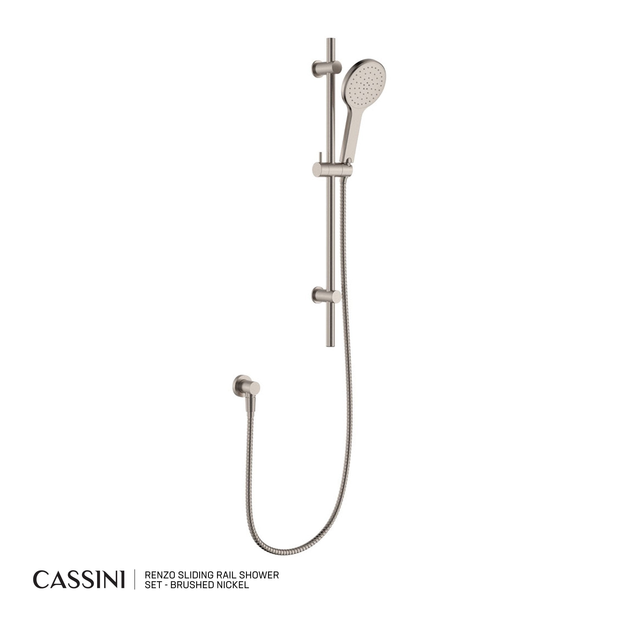 Cassini Renzo Sliding Rail Shower Set - Cassini - Sinks, Tapware & Accessories