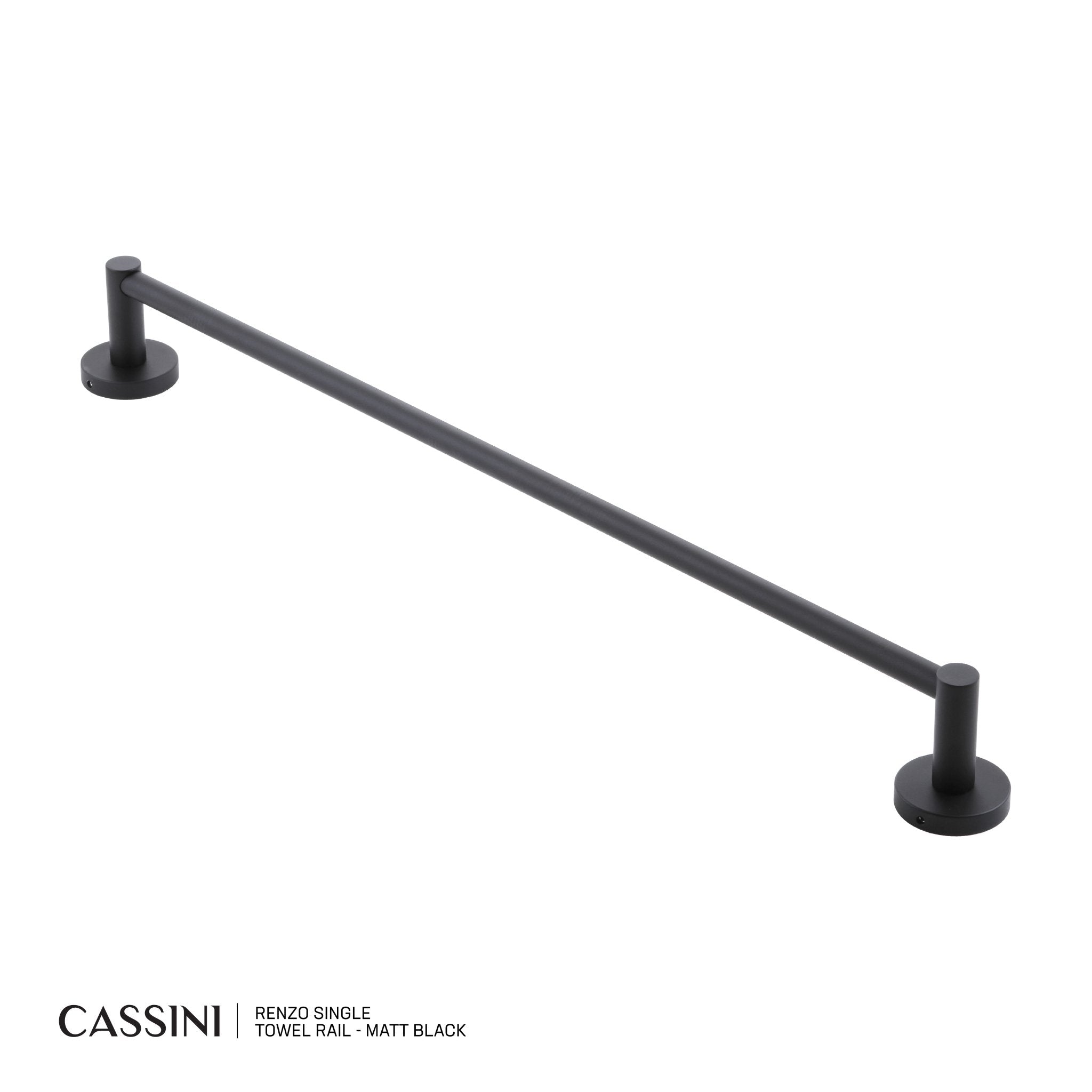 CASSINI Renzo Single Towel Rail - Cassini - Sinks, Tapware & Accessories