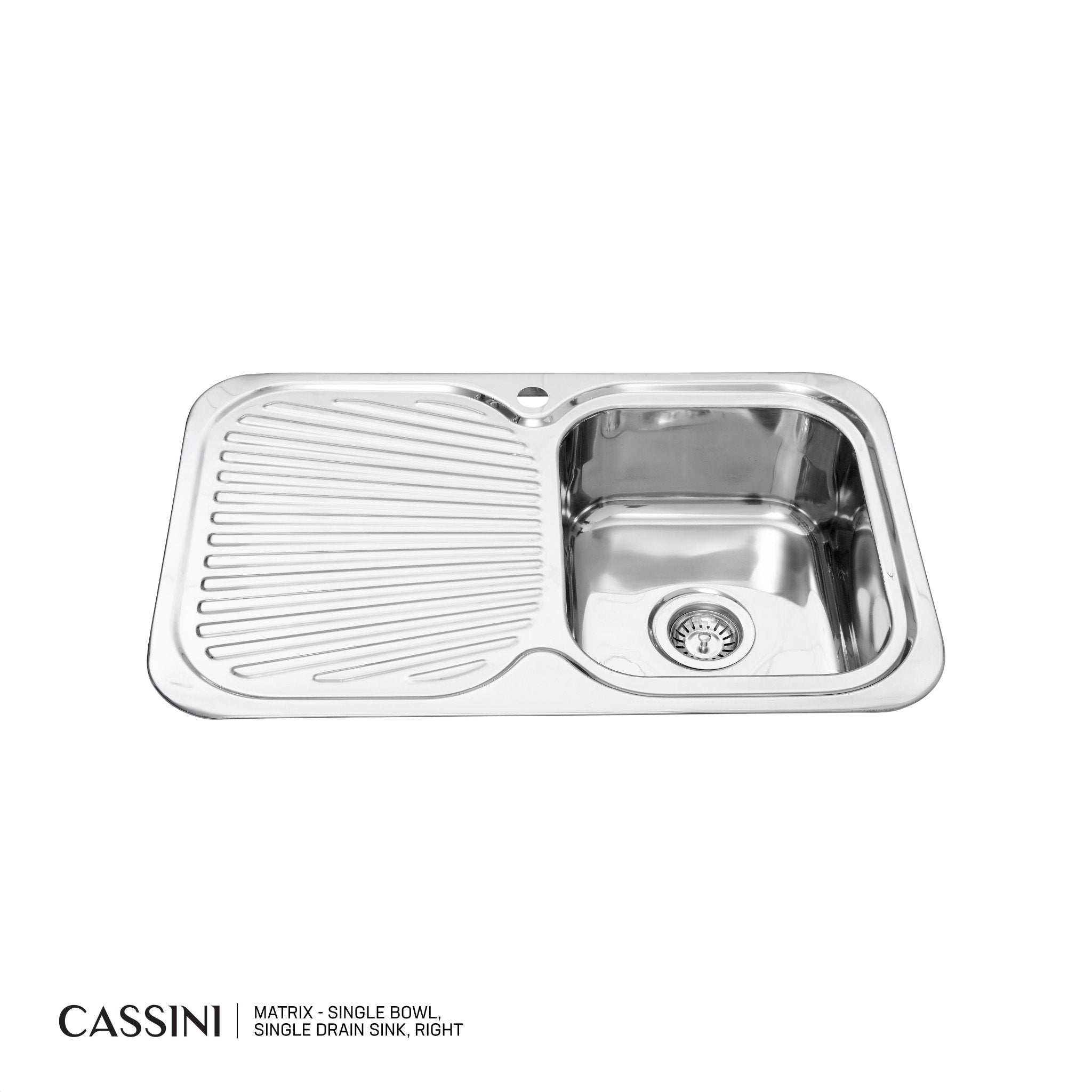 CASSINI MATRIX - Single Bowl, Single Drain Sink - Cassini - Sinks, Tapware & Accessories