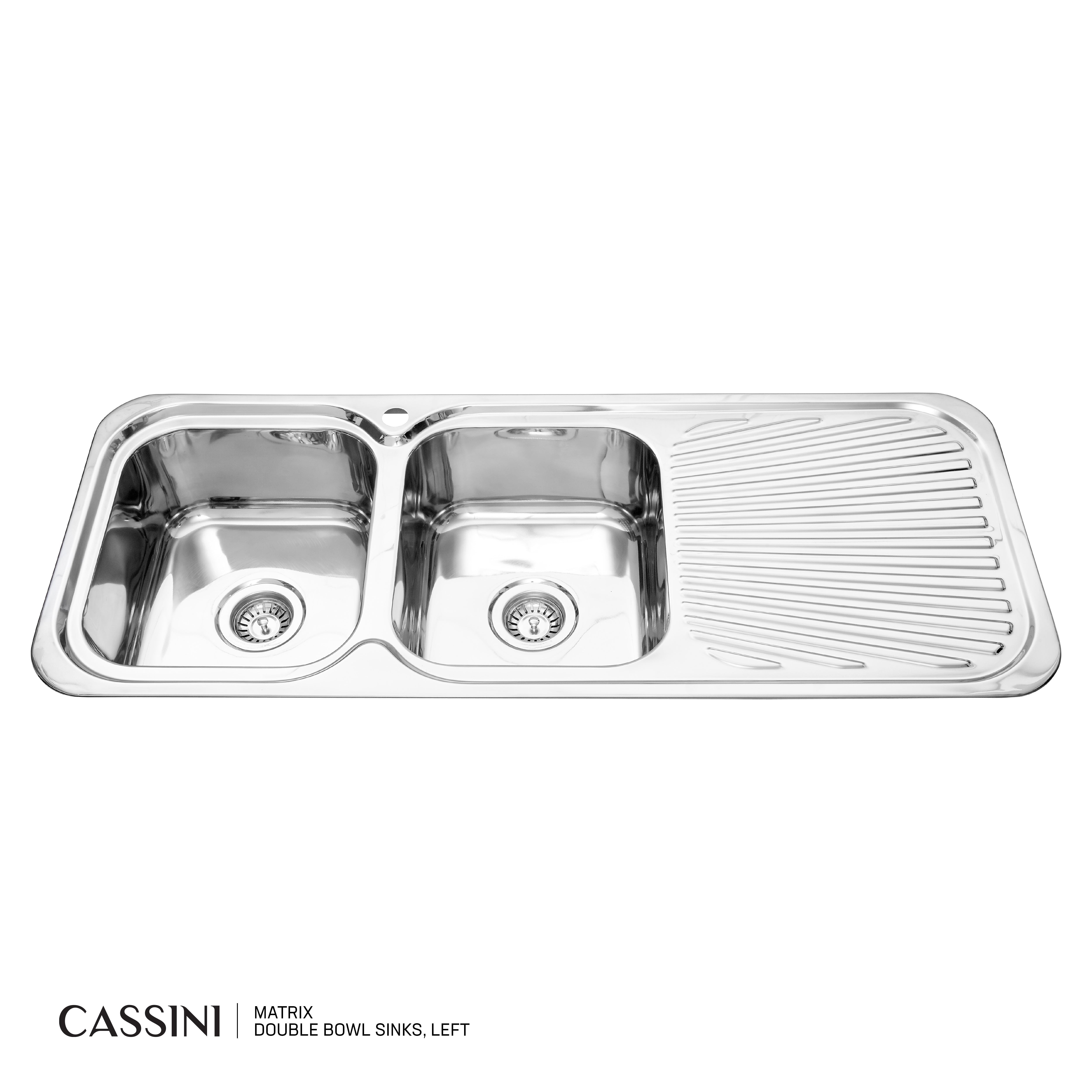 CASSINI MATRIX - Double Bowl Sinks