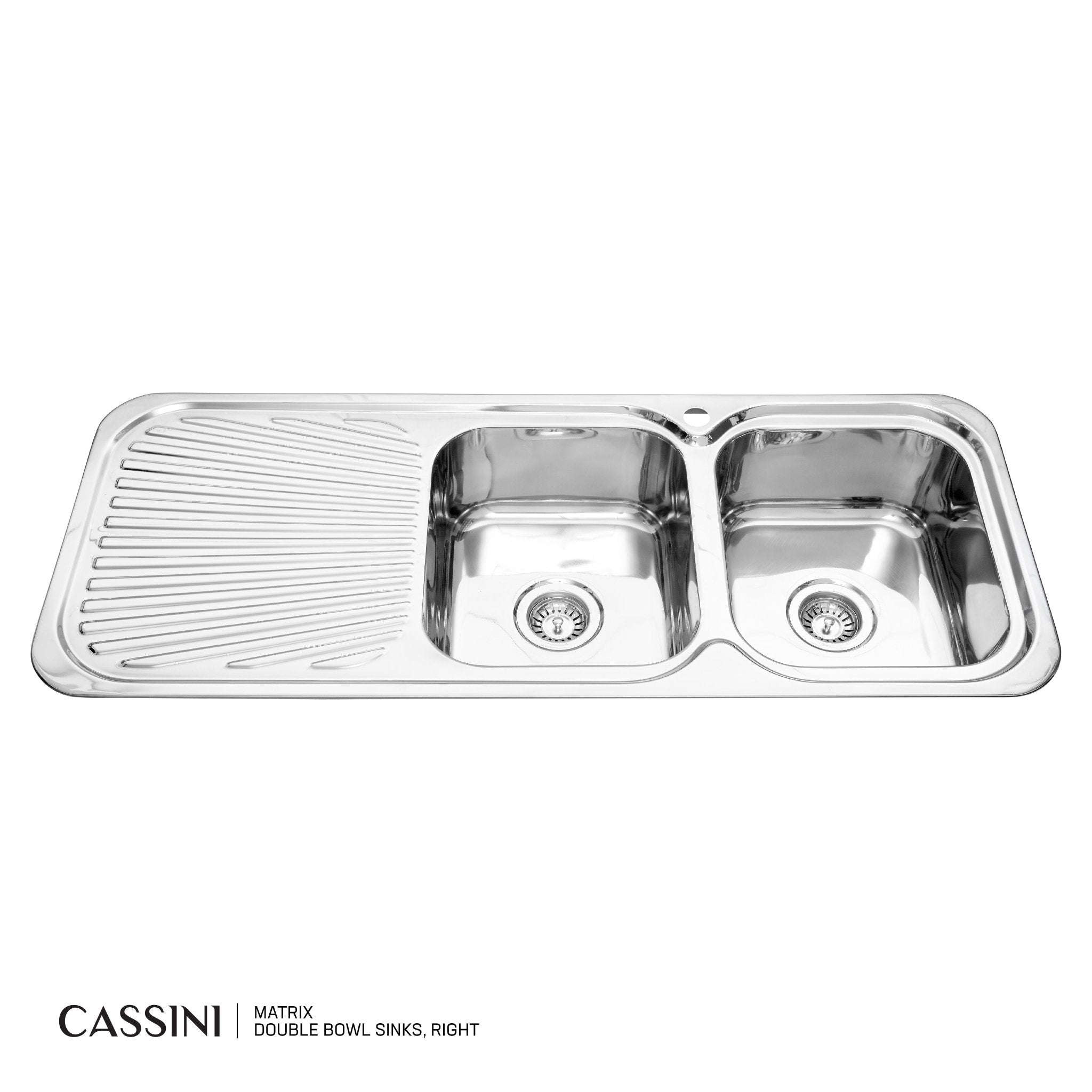 CASSINI MATRIX - Double Bowl Sinks - Cassini - Sinks, Tapware & Accessories