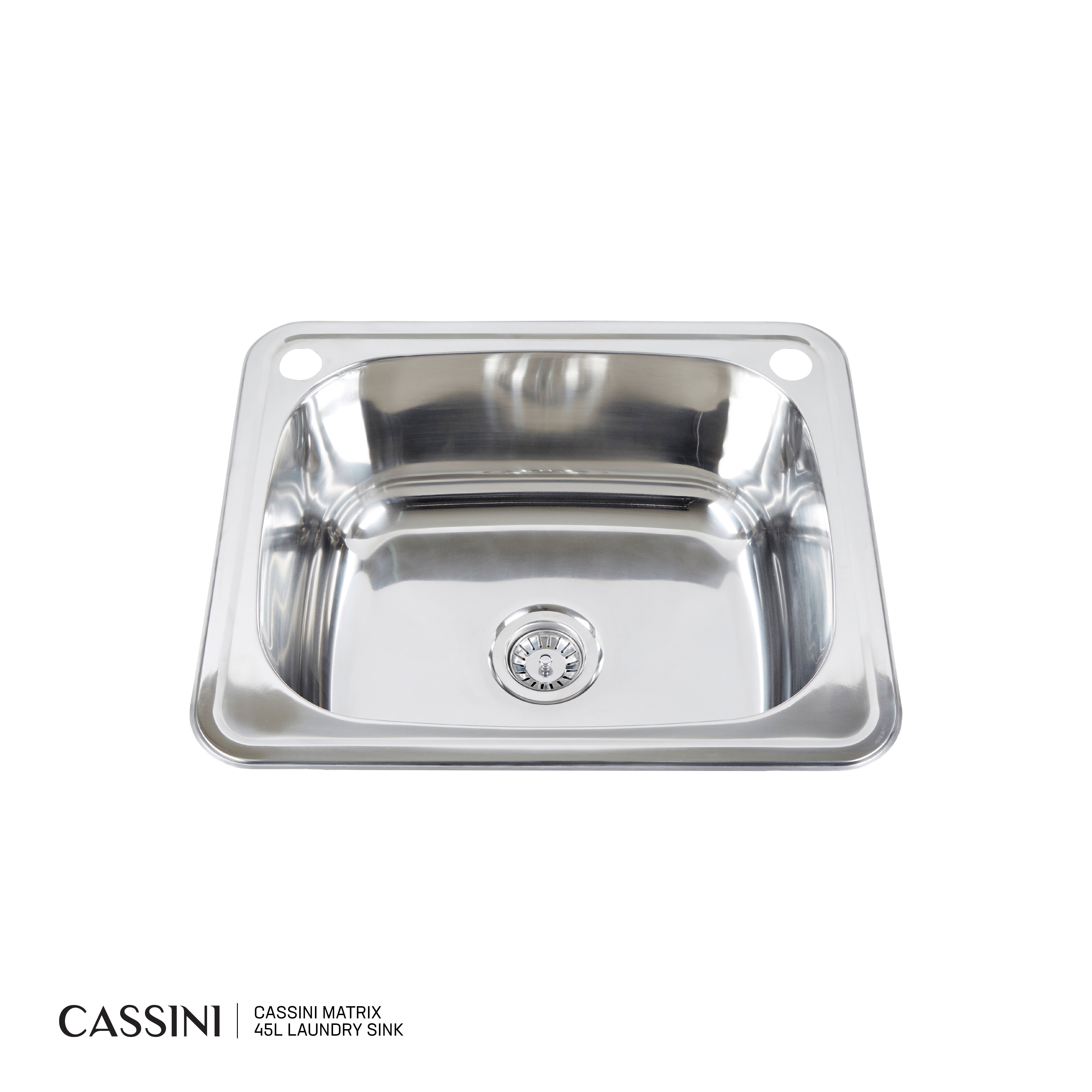 Cassini Matrix 45L Laundry Sink