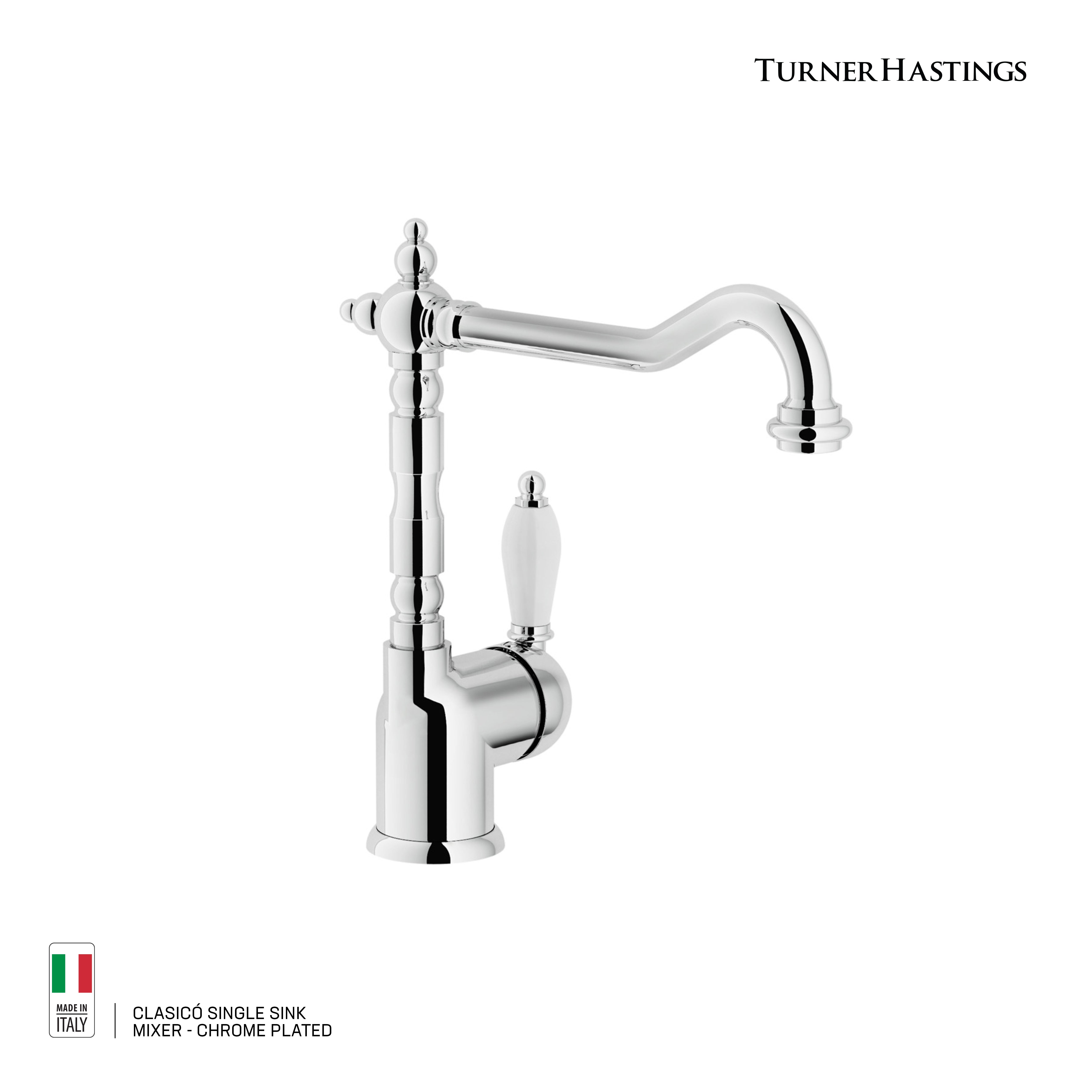 Turner Hastings Clasicó Single Sink Mixer